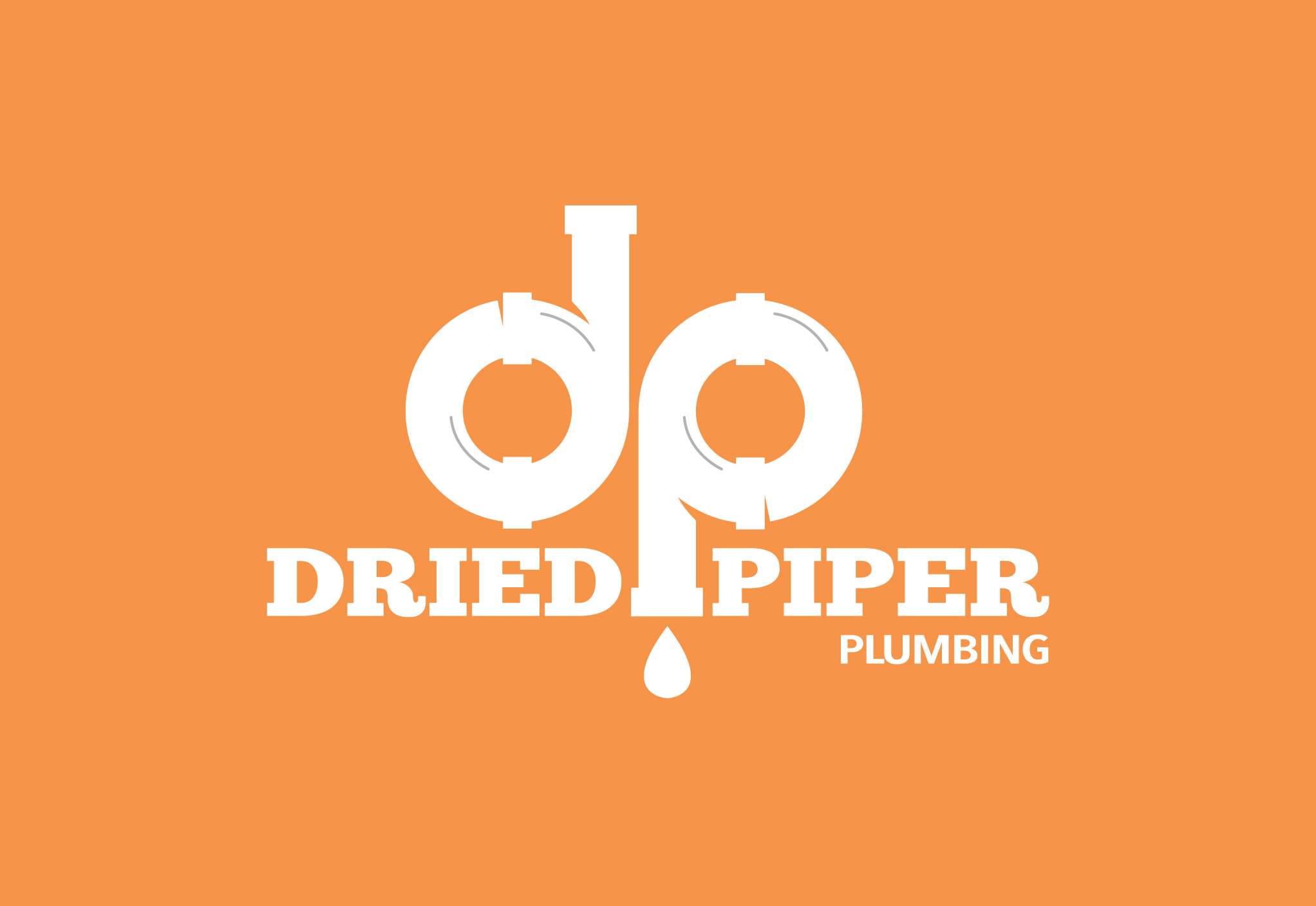 Dried Piper Standard Reversed Logo