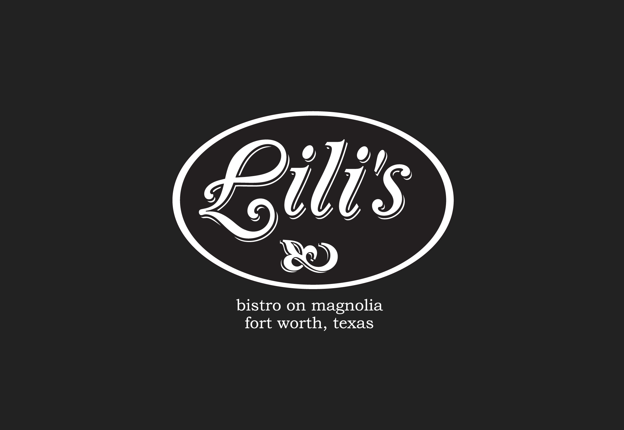 Lili's logo on dark gray background