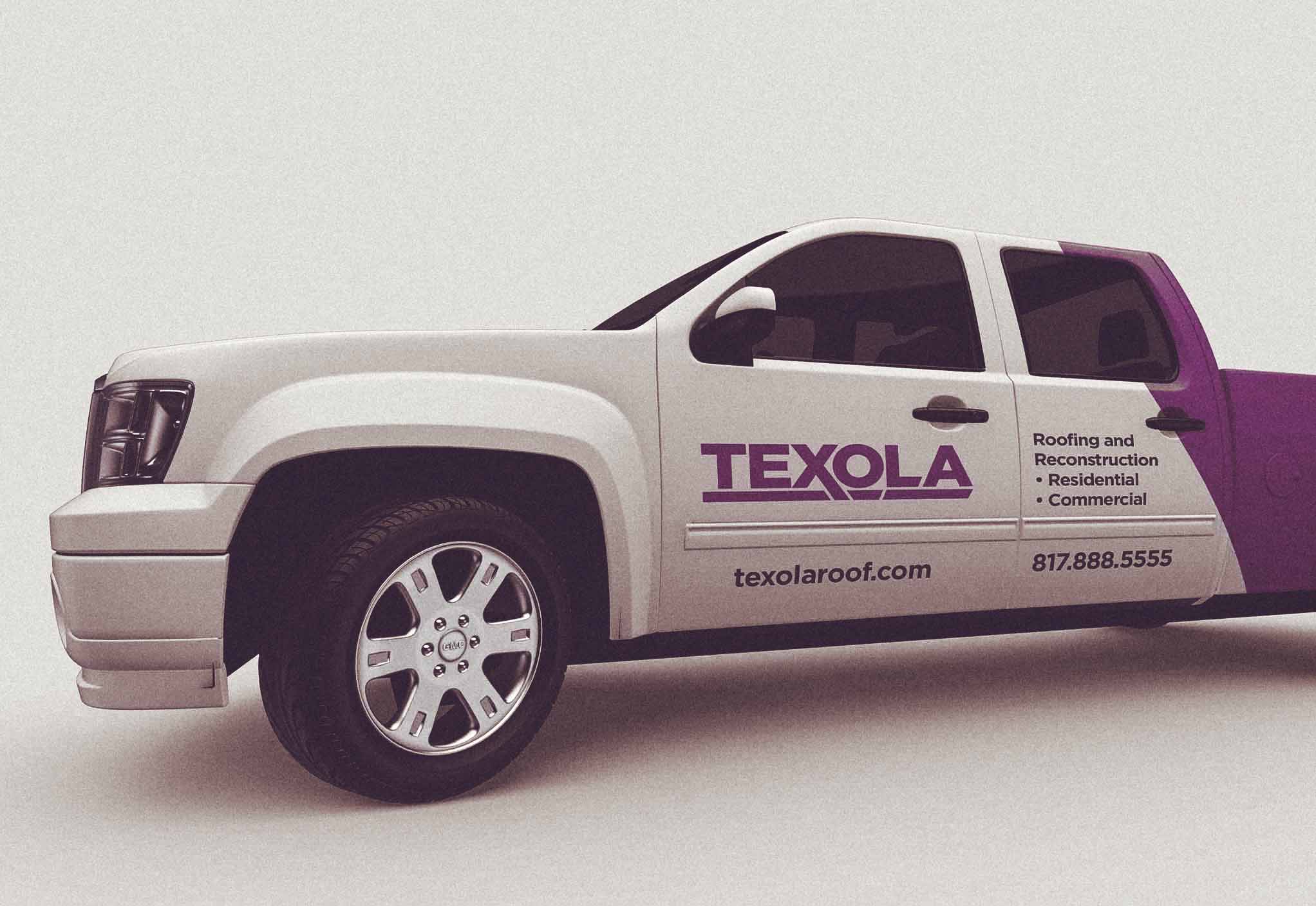 TEXOLA logo on a truck